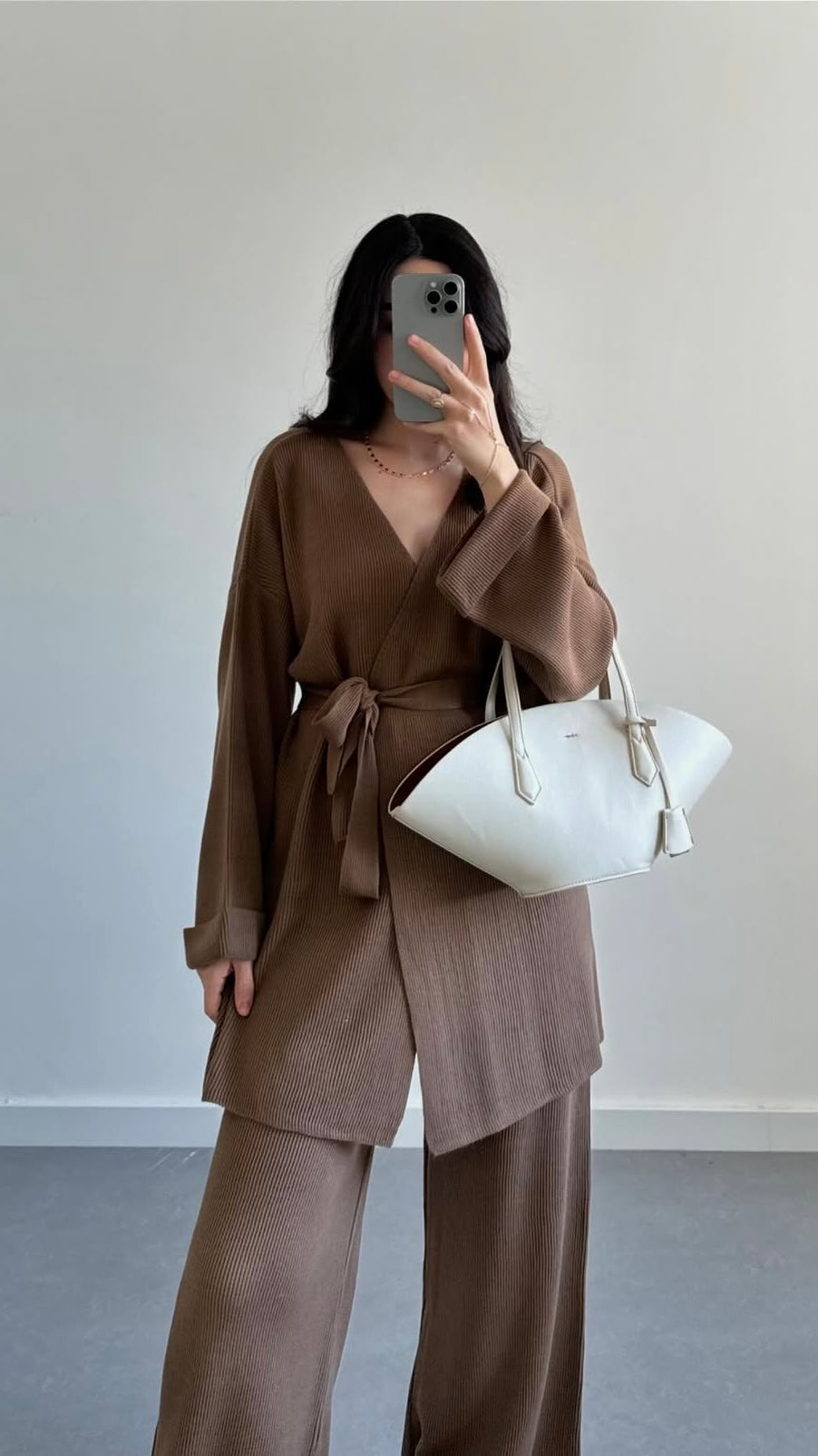 Aria set - Soft Brown Relaxed Fit