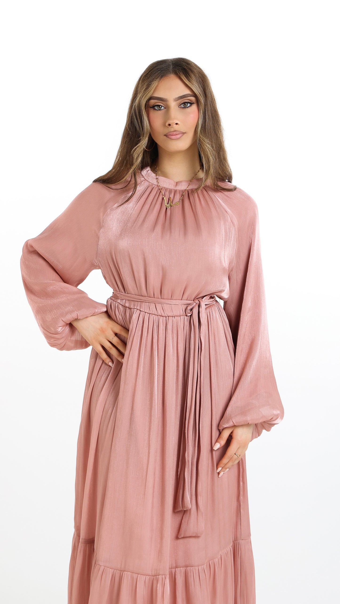 Candy Satin Maxi Dress