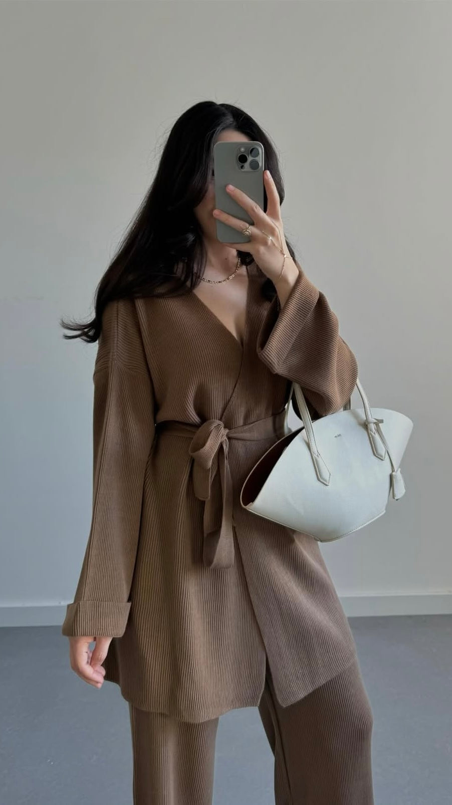 Aria set - Soft Brown Relaxed Fit