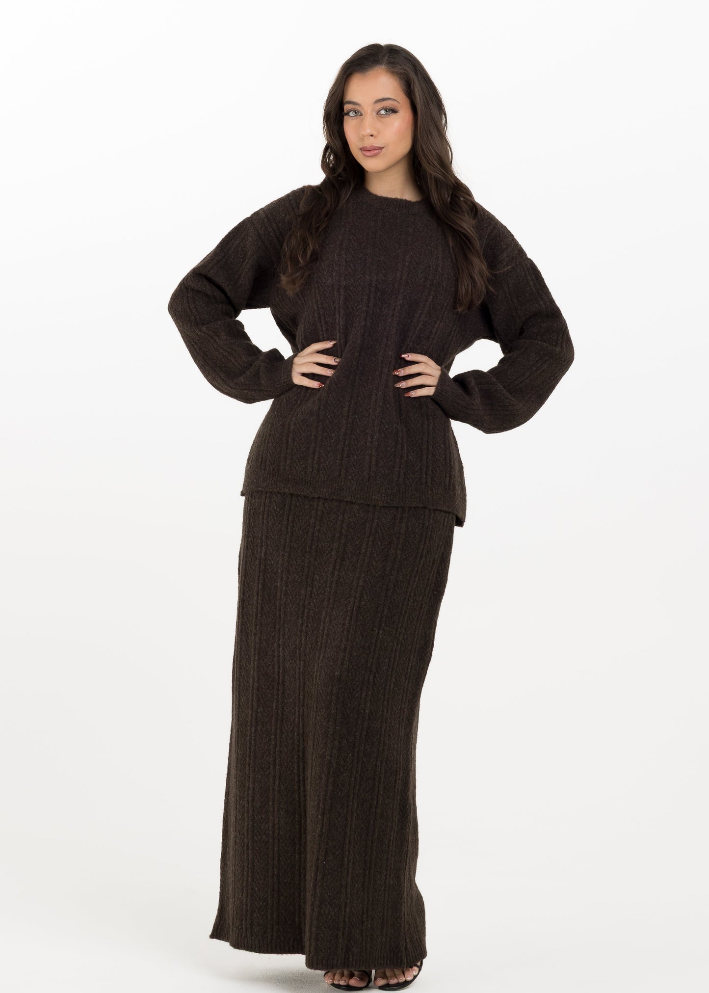 The Mocha Knit Set